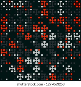 Seamless geometric pattern design illustration