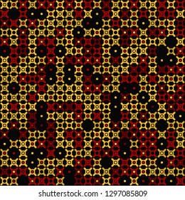 Seamless geometric pattern design illustration