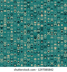 Seamless geometric pattern design illustration