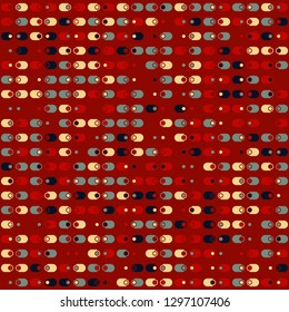 Seamless geometric pattern design illustration