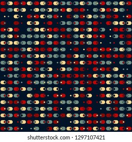 Seamless geometric pattern design illustration