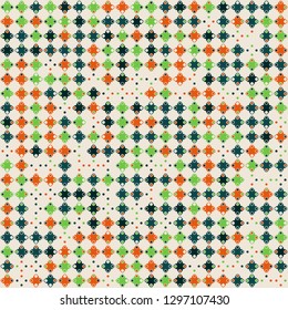 Seamless geometric pattern design illustration