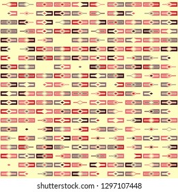 Seamless geometric pattern design illustration
