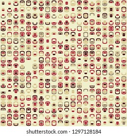 Seamless geometric pattern design illustration