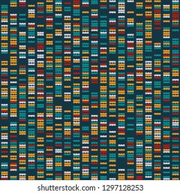 Seamless geometric pattern design illustration
