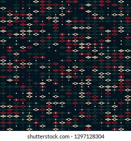 Seamless geometric pattern design illustration