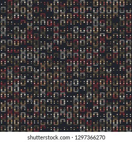 Seamless geometric pattern design illustration