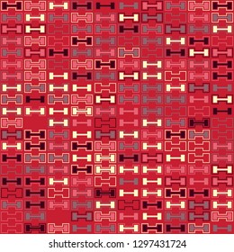 Seamless geometric pattern design illustration