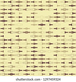 Seamless geometric pattern design illustration