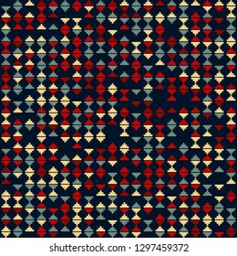 Seamless geometric pattern design illustration