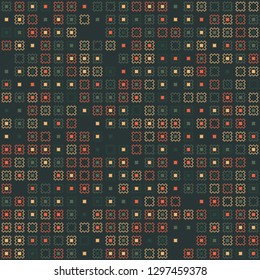 Seamless geometric pattern design illustration