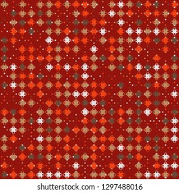 Seamless geometric pattern design illustration