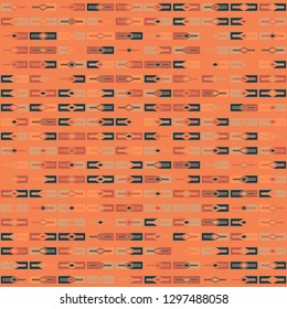 Seamless geometric pattern design illustration