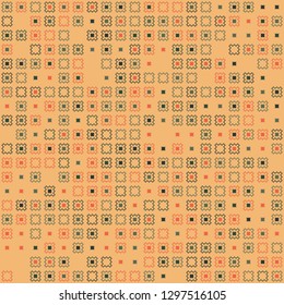 Seamless geometric pattern design illustration