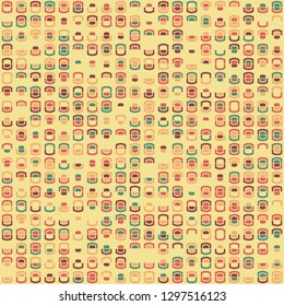 Seamless geometric pattern design illustration