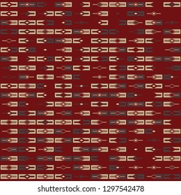 Seamless geometric pattern design illustration