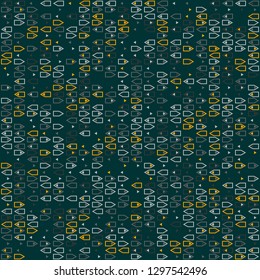 Seamless geometric pattern design illustration