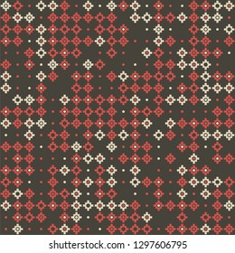 Seamless geometric pattern design illustration
