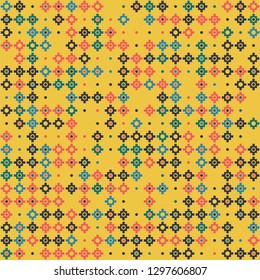 Seamless geometric pattern design illustration