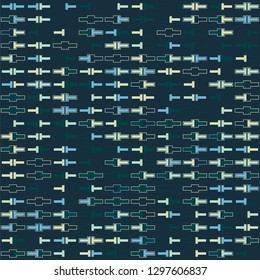 Seamless geometric pattern design illustration