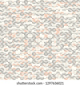 Seamless geometric pattern design illustration