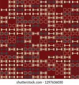 Seamless geometric pattern design illustration