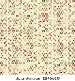Seamless geometric pattern design illustration