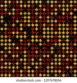 Seamless geometric pattern design illustration