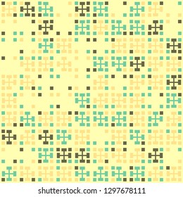 Seamless geometric pattern design illustration