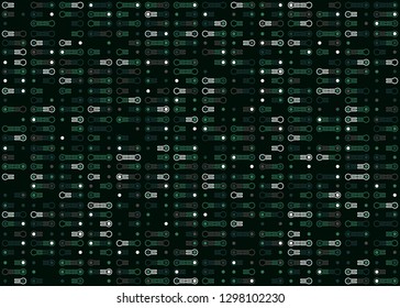 Seamless geometric pattern design illustration
