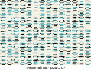 Seamless geometric pattern design illustration