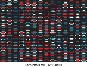 Seamless geometric pattern design illustration