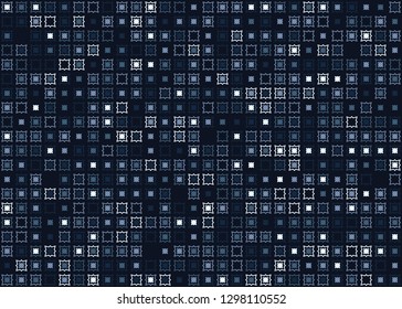 Seamless geometric pattern design illustration