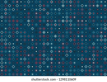 Seamless geometric pattern design illustration