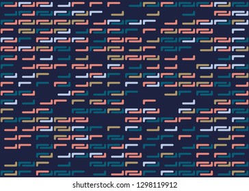 Seamless geometric pattern design illustration