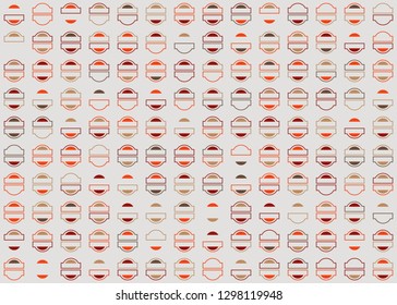 Seamless geometric pattern design illustration