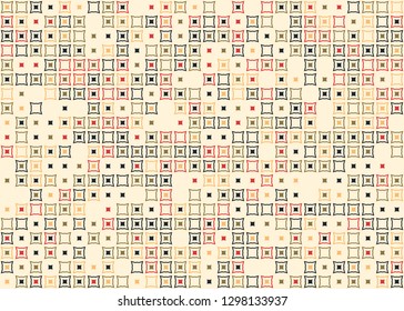 Seamless geometric pattern design illustration