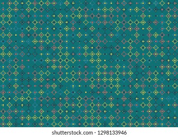 Seamless geometric pattern design illustration