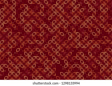 Seamless geometric pattern design illustration