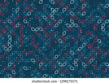 Seamless geometric pattern design illustration