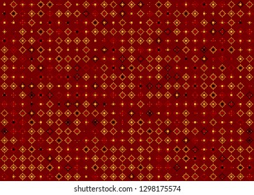 Seamless geometric pattern design illustration