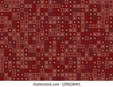 Seamless geometric pattern design illustration