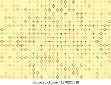 Seamless geometric pattern design illustration