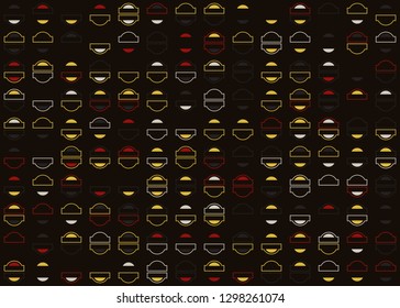 Seamless geometric pattern design illustration