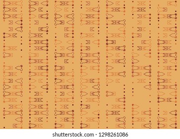 Seamless geometric pattern design illustration
