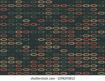 Seamless geometric pattern design illustration