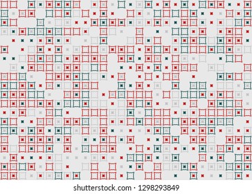 Seamless geometric pattern design illustration