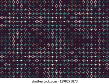 Seamless geometric pattern design illustration