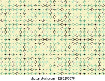 Seamless geometric pattern design illustration