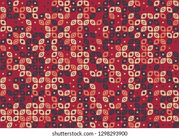 Seamless geometric pattern design illustration